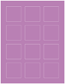 Plum Punch Soho Square Labels 2 x 2 (12 per sheet - 5 sheets per pack)