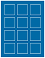 Adriatic Soho Square Labels 2 x 2 (12 per sheet - 5 sheets per pack)