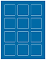 Adriatic Soho Square Labels 2 x 2 (12 per sheet - 5 sheets per pack)