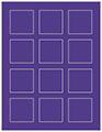 Indigo Soho Square Labels 2 x 2 (12 per sheet - 5 sheets per pack)