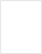 Matte Gloss White Soho Full Sheet Labels 8 1/2 x 11 (1 per sheet - 5 sheets per pack)