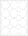 Crest Solar White Soho Round Labels Style B5
