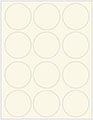 Crest Natural White Soho Round Labels Style B5