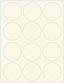 Crest Natural White Soho Round Labels Style B5