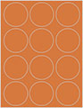 Papaya Soho Round Labels Style B5