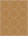 Natural Kraft Soho Round Labels Style B5