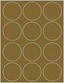 Tiger's Eye Soho Round Labels Style B5