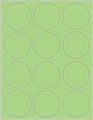 Pistachio Soho Round Labels Style B5