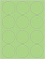 Pistachio Soho Round Labels Style B5