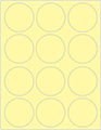 Sugared Lemon Soho Round Labels Style B5