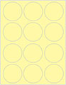 Sugared Lemon Soho Round Labels Style B5