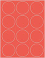 Coral Soho Round Labels Style B5