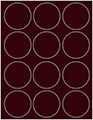 Wine Soho Round Labels Style B5