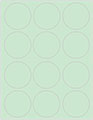 Green Tea Soho Round Labels Style B5