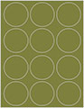 Olive Soho Round Labels Style B5