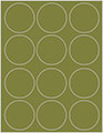 Olive Soho Round Labels Style B5