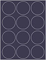 Navy Soho Round Labels Style B5