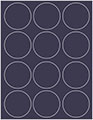 Navy Soho Round Labels Style B5