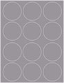 Pewter Soho Round Labels Style B5