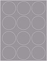 Pewter Soho Round Labels Style B5