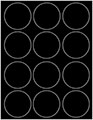 Black Soho Round Labels Style B5