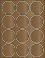 Bronze Soho Round Labels Style B5
