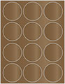 Bronze Soho Round Labels Style B5