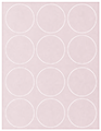 Blush Soho Round Labels Style B5