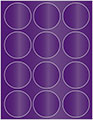 Purple Soho Round Labels Style B5