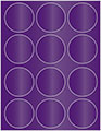 Purple Soho Round Labels Style B5