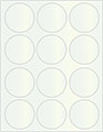 Metallic Aquamarine Soho Round Labels Style B5