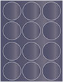 Iris Blue Soho Round Labels Style B5