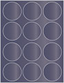 Iris Blue Soho Round Labels Style B5