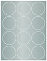 Argento Soho Round Labels Style B5