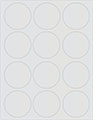 Silver Soho Round Labels Style B5