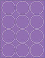 Grape Jelly Soho Round Labels Style B5