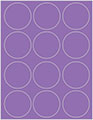 Grape Jelly Soho Round Labels Style B5