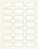 Opal Exacto Labels - Notch 2 1/4 x 1 1/8 - 21 Labels/Sh - 5 Sh/Pk