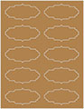 Natural Kraft Soho Victorian Labels Style B2