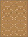 Natural Kraft Soho Victorian Labels Style B2