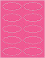 Raspberry Soho Victorian Labels Style B2