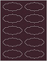 Eggplant Soho Victorian Labels Style B2