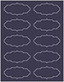 Navy Soho Victorian Labels Style B2