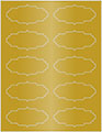 Rich Gold Soho Victorian Labels Style B2