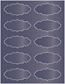 Iris Blue Soho Victorian Labels Style B2