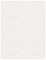 Linen Natural White Soho Victorian Labels Style B2