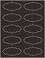 Linen Black Soho Victorian Labels Style B2