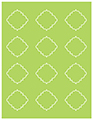 Citrus Green Soho Diamond Labels Style B3