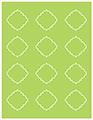 Citrus Green Soho Diamond Labels Style B3