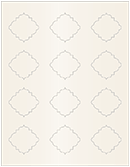 Pearlized Latte Soho Diamond Labels 2 x 2 (12 per sheet - 5 sheets per pack)